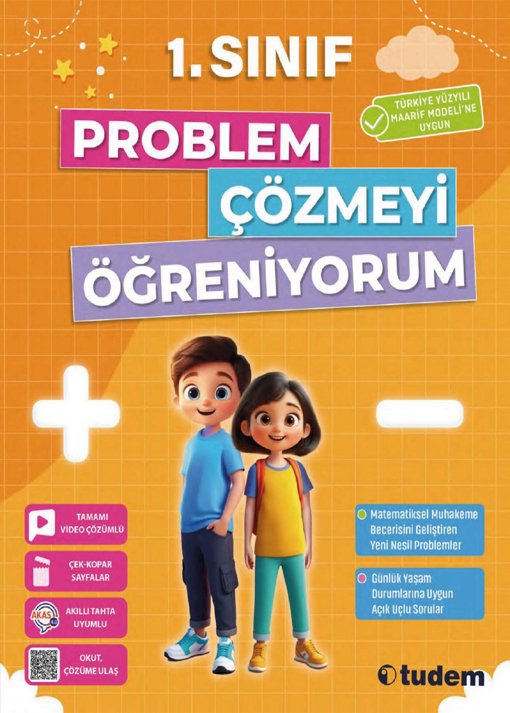 1. Sınıf Problem Çözmeyi Öğreniyorum Maarif Modeline Uygun Tamamı Video Çözümlü 2026-2027 Müfredat