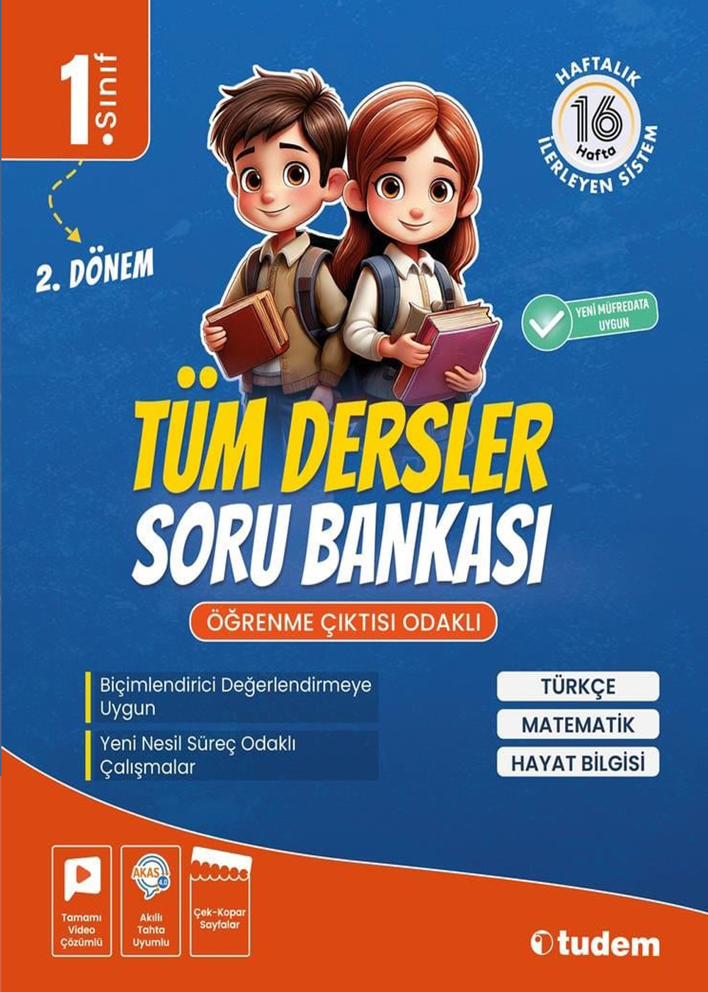 1.Sınıf Tüm Dersler Soru Bankası 2. Dönem Yeni Müfredata Uygun