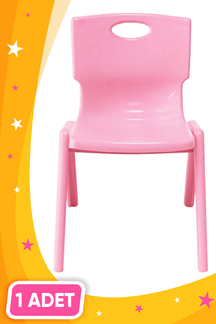 3K Anaokul Kreş Çocuk Sandalyesi Pembe
