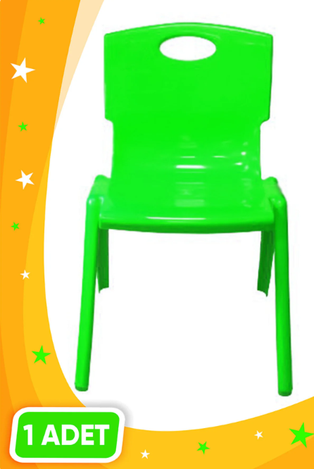 3K Anaokul Kreş Çocuk Sandalyesi Yeşil