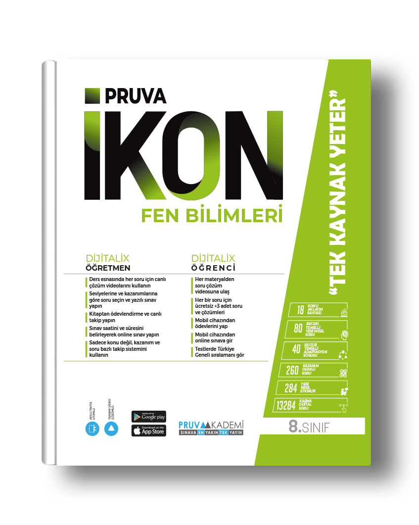 8. Sınıf İkon Fen Bilimleri Konu Anlatım Kitabı 8. Sınıf İkon Fen Bilimleri Konu Anlatım Kitabı