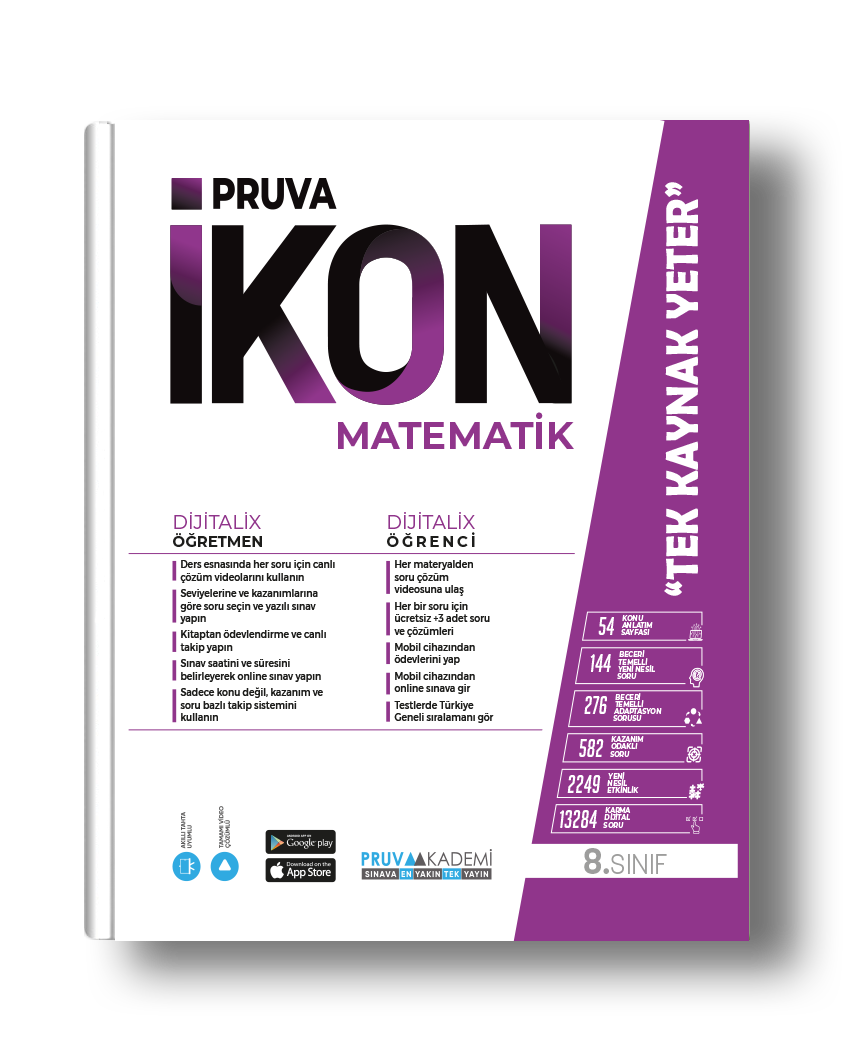 8. Sınıf İkon Matematik Konu Anlatım Kitabı 8. Sınıf İkon Matematik Konu Anlatım Kitabı