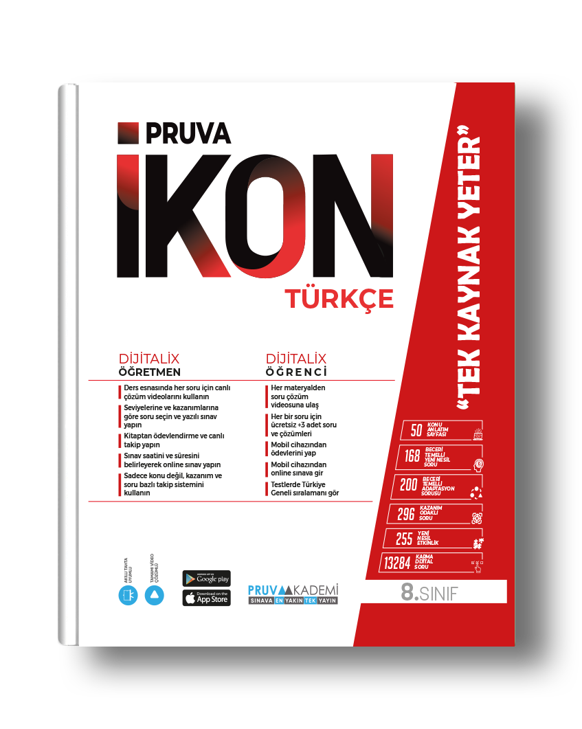 8. Sınıf İkon Türkçe Konu Anlatım Kitabı 8. Sınıf İkon Türkçe Konu Anlatım Kitabı
