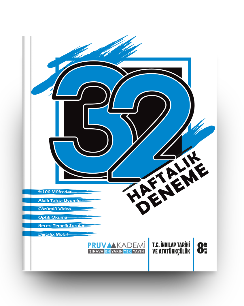 8. Sınıf T.C. İnkılap Tarihi ve Atatürkçülük 32 Haftalık Deneme 8. Sınıf T.C. İnkılap Tarihi ve Atatürkçülük 32 Haftalık Deneme