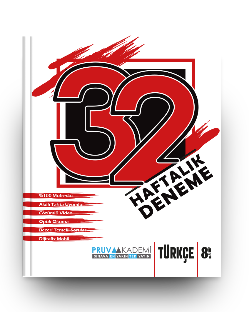 8. Sınıf Türkçe 32 Haftalık Deneme 8. Sınıf Türkçe 32 Haftalık Deneme