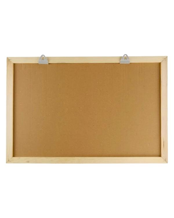 Akyazı Simge Ahşap Çerçeve Mantar Pano 60X90 Cm Akyazı Simge Ahşap Çerçeve Mantar Pano 60X90 Cm
