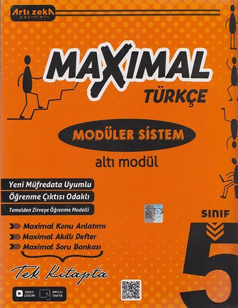 Artı Zeka Yayınları 5.Sınıf Türkçe Maximal Modüler Sistem (6 Modül) 6lı Fasikül Set