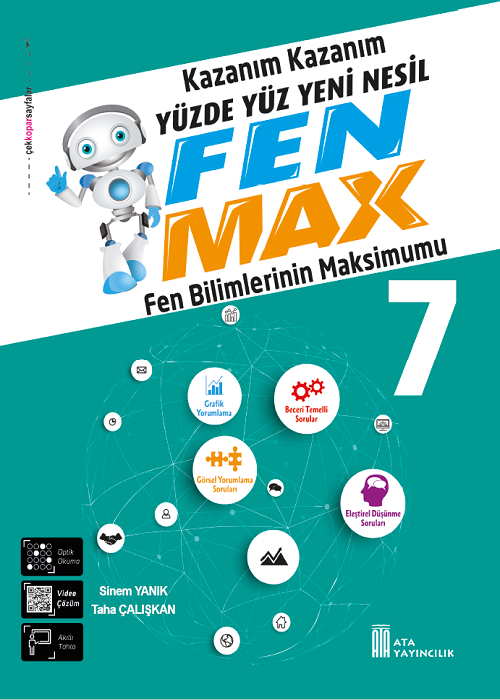 Ata Yayıncılık 7.Sınıf Fen Max Soru Bankası Fen Bilimlerinin Maksimumu