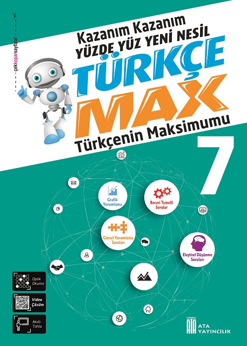 Ata Yayıncılık 7.Sınıf Türkçe Max Soru Bankası Türkçenin Maksimumu