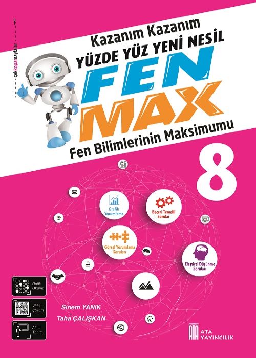 Ata Yayıncılık 8.Sınıf LGS Fen Max Soru Bankası Fen Bilimlerinin Maksimumu