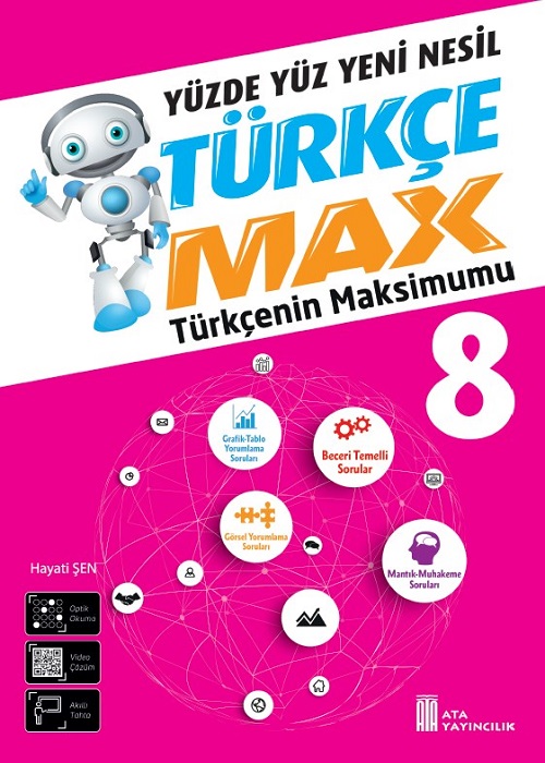Ata Yayıncılık 8.Sınıf LGS Türkçe Max Soru Bankası Türkçenin Maksimumu