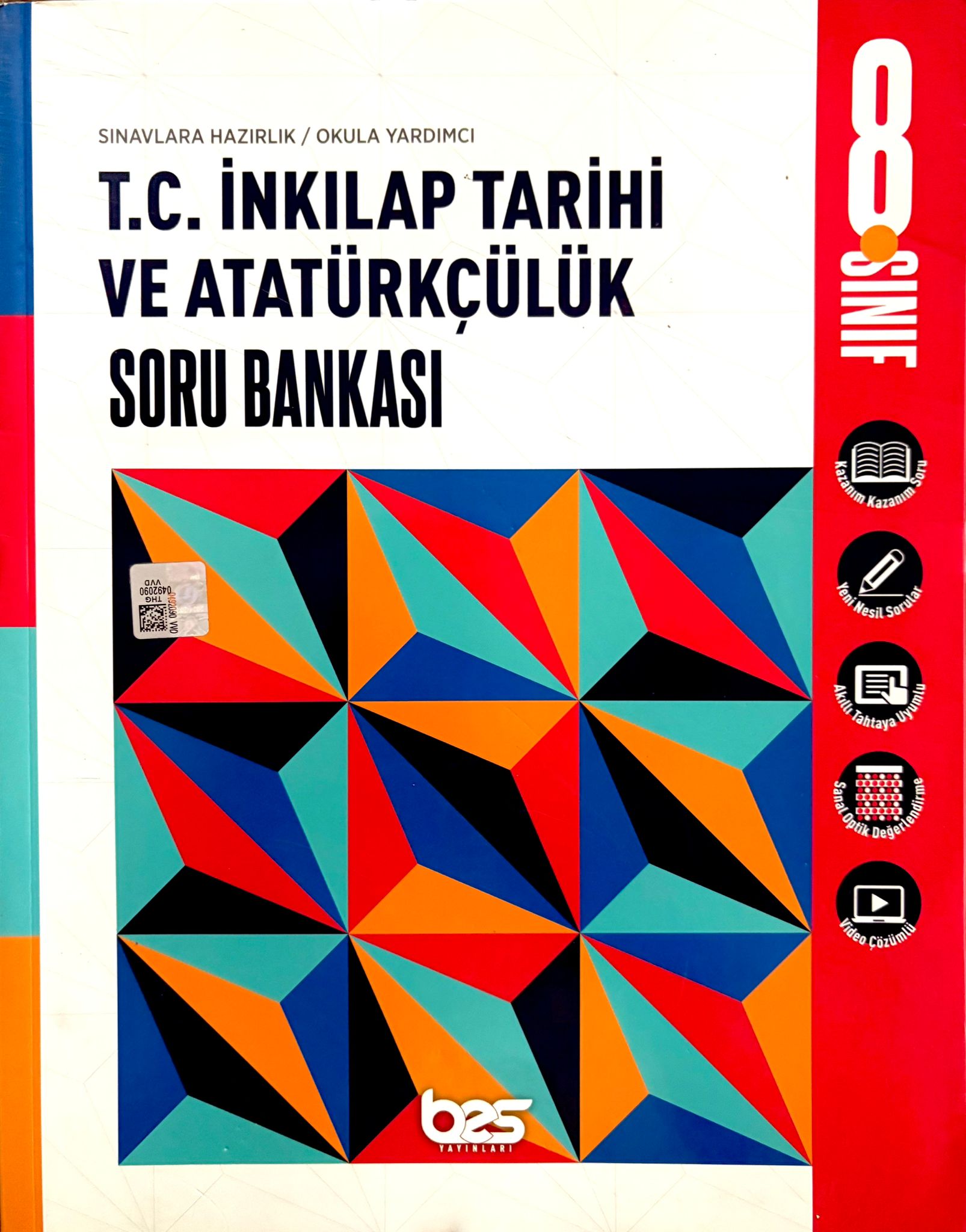 Bes Yayınları 8.Sınıf T.C. İnkılap Tarihi ve Atatürkçülük Soru Bankası