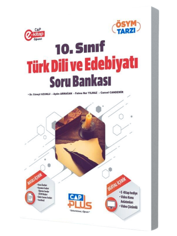 Çap Yayınları 10. Sınıf Türk Dili ve Edebiyatı Soru Bankası Çap Yayınları 10. Sınıf Türk Dili ve Edebiyatı Soru Bankası