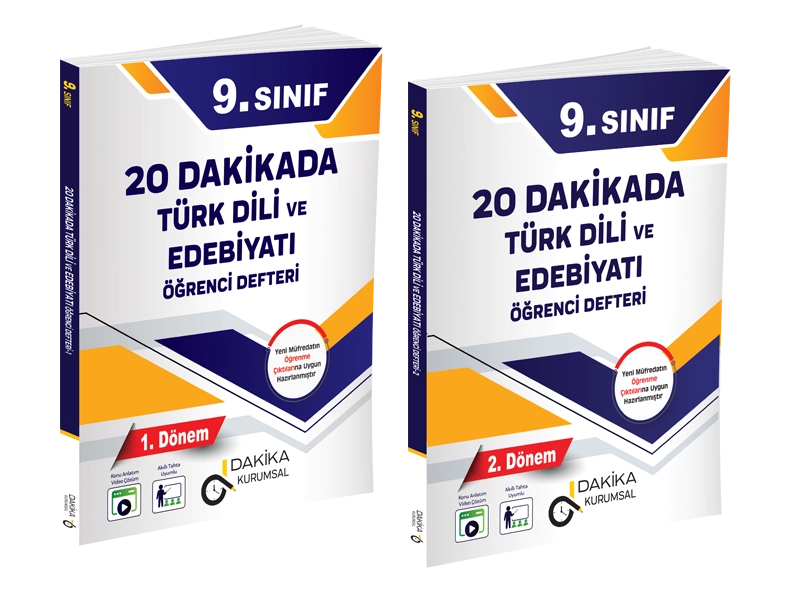 DAKİKA YAYINLARI 9.SINIF TDE ÖĞRENCİ DEFTERİ1.DÖNEM 2. DÖNEM