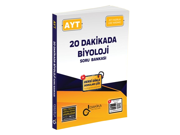 Dakika Yayınları AYT 20 Dakikada Biyoloji Soru Bankası