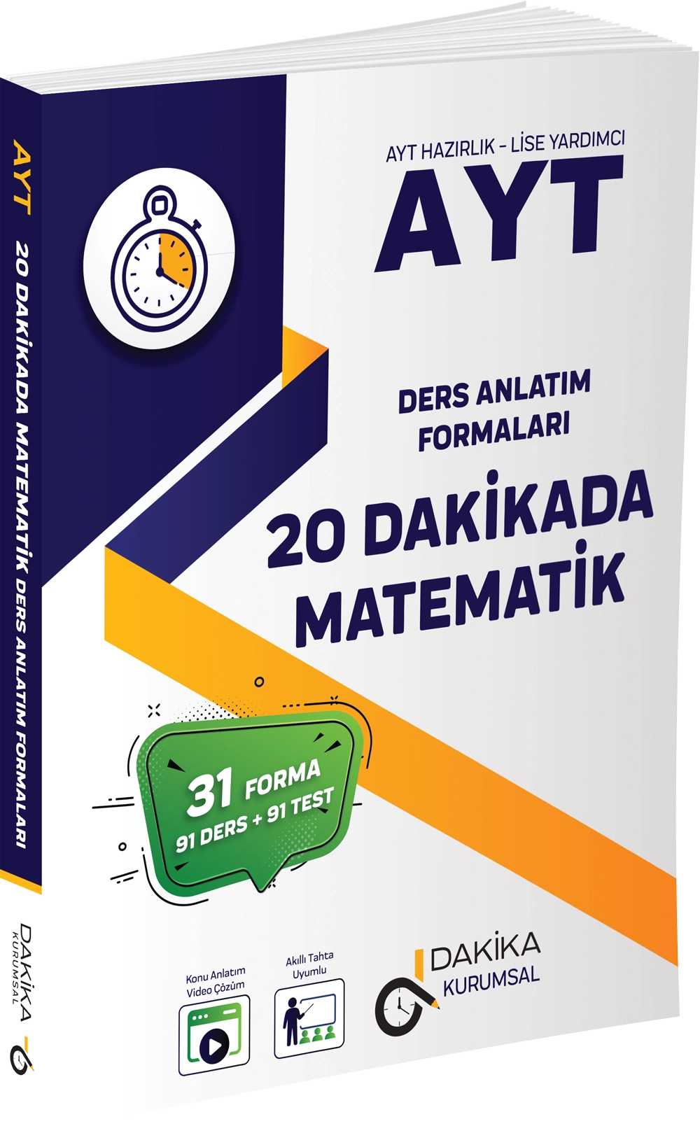 DAKİKA Yayınları AYT 20dk Matematik Ders Anlatım Forması
