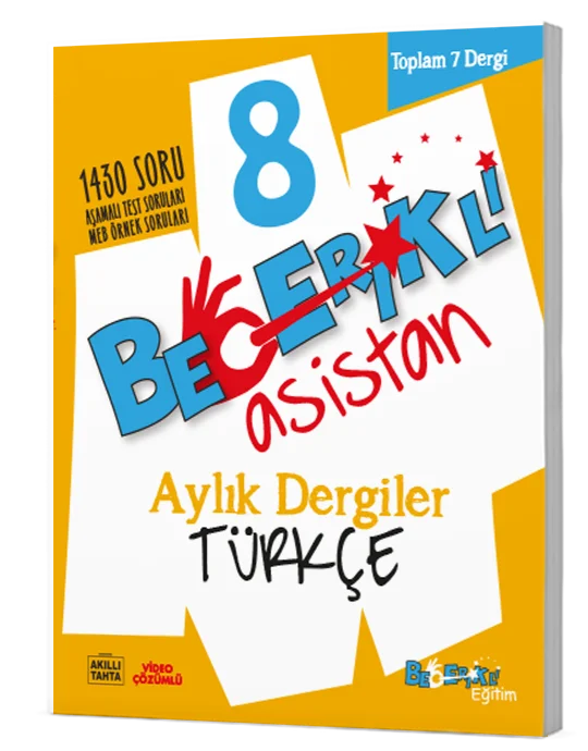 Fenomen Becerikli Asistan 8 Türkçe Aylık Dergiler Seti