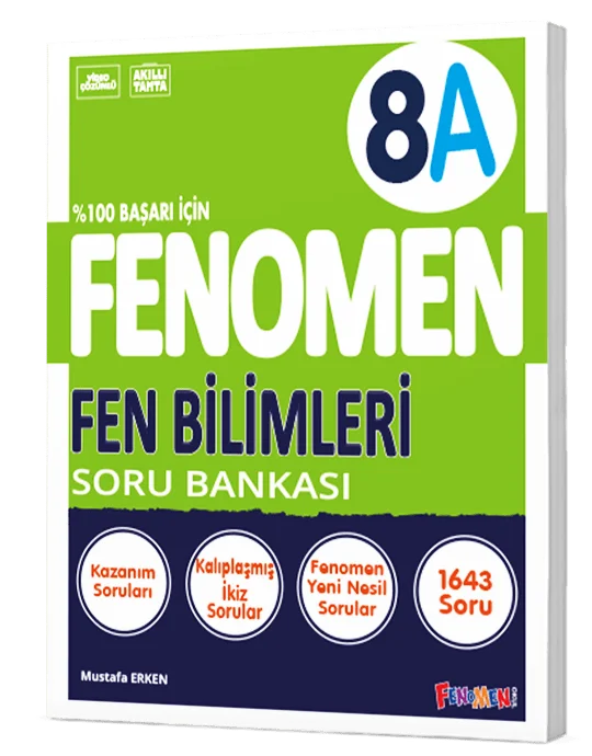 Fenomen Yayınları 8.Sınıf Fen Bilimleri A Soru Bankası