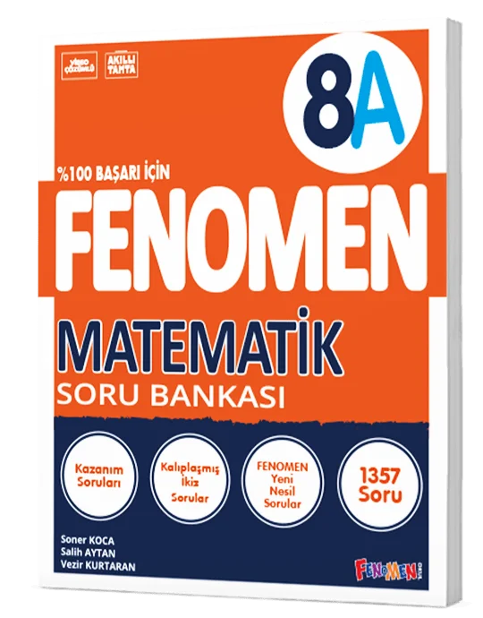 Fenomen Yayınları 8.Sınıf Matematik A Soru Bankası