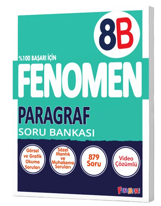 FENOMEN YAYINLARI-8.SINIF PARAGRAF B SORU BANKASI YENİ*