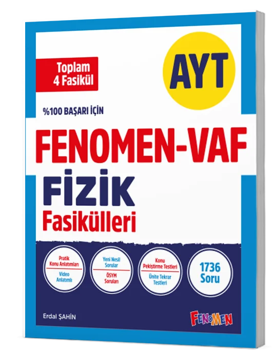 Fenomen Yayınları VAF AYT Fizik Fasikülleri