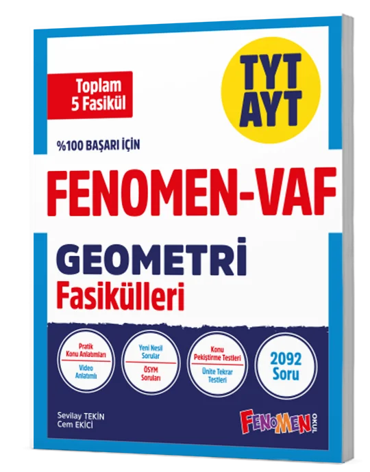 Fenomen Yayınları VAF TYT-AYT Geometri Fasikülleri