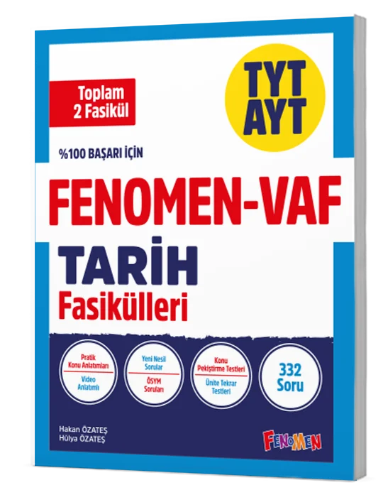 Fenomen Yayınları VAF AYT Tarih Fasikülleri
