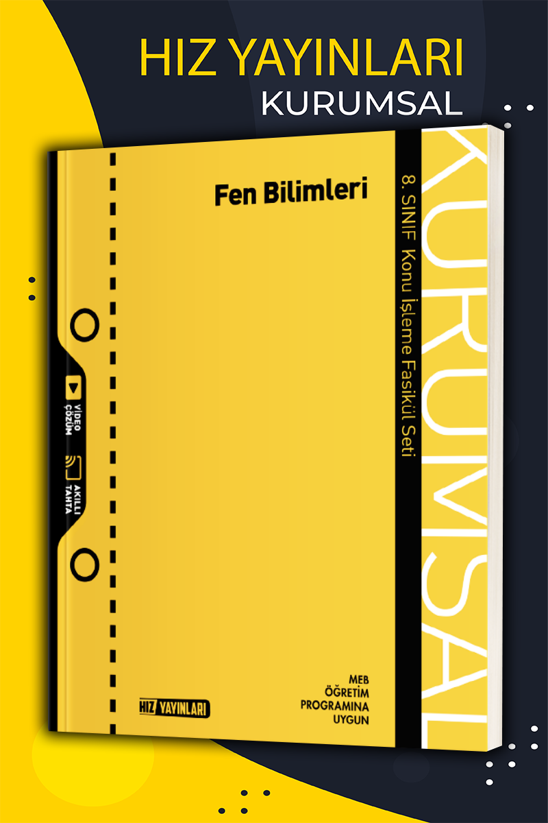 Hız Yayınları Kurumsal 2026 LGS 8.Sınıf Fen Bilimleri Konu işleme Fasikül Seti