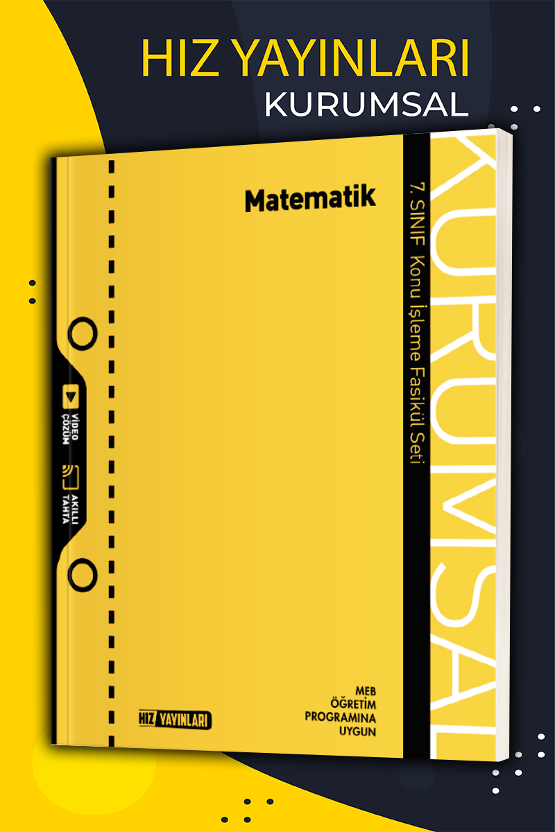 Hız Yayınları Kurumsal 7.Sınıf Matematik Konu İşleme Fasikül Seti