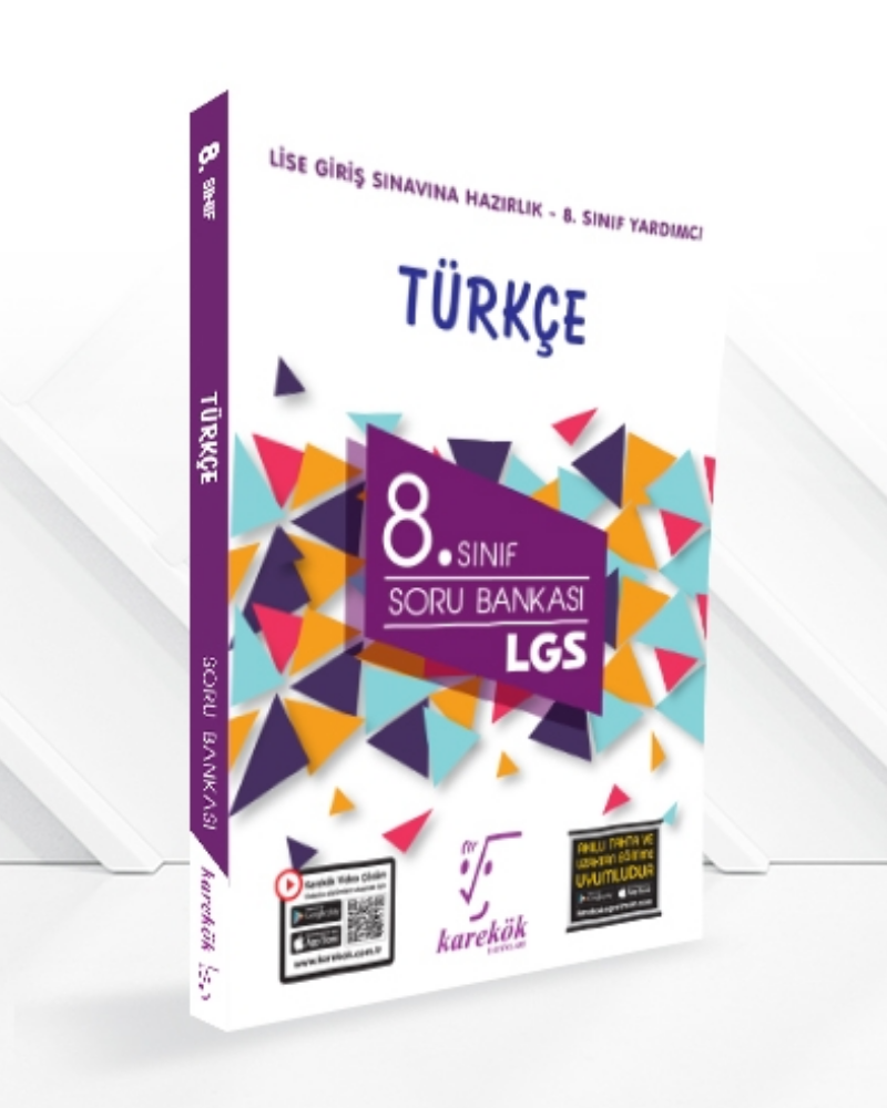 Karekök Yayınları 8.Sınıf Türkçe Soru Bankası