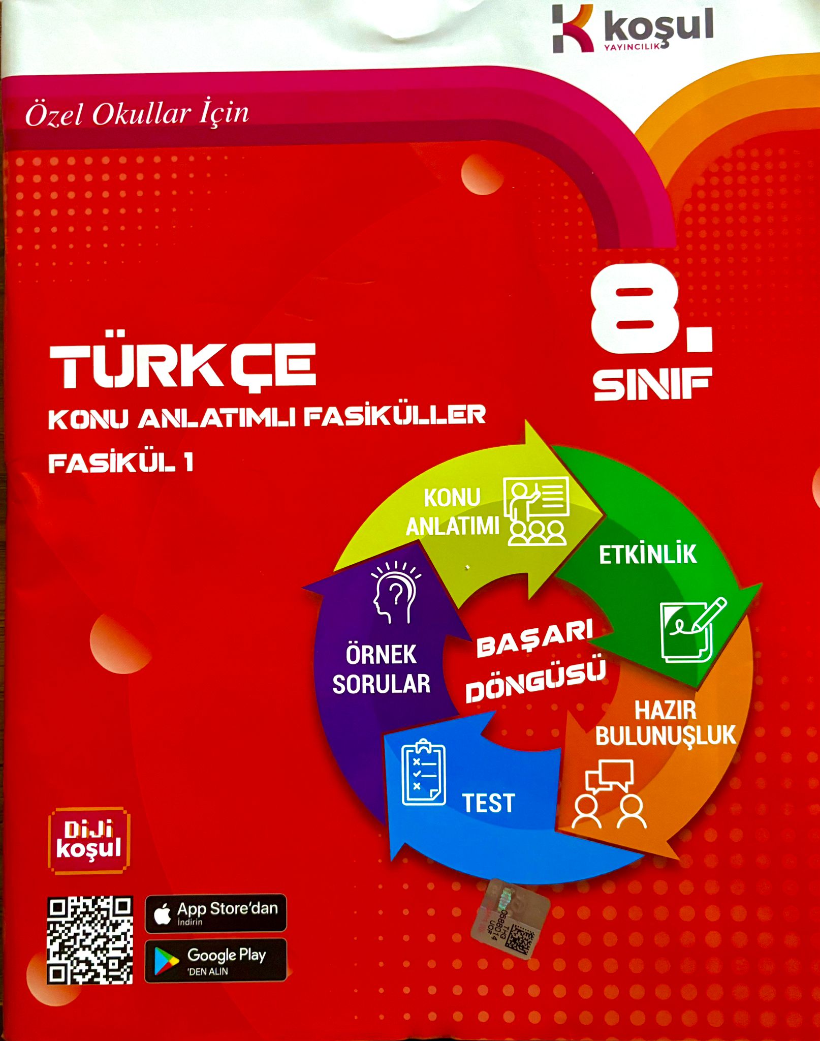 Koşul Yayıncılık 8.Sınıf Türkçe Konu Anlatımlı Fasikül