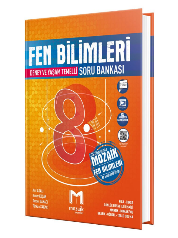 Mozaik Yayınları 8. Sınıf Fen Bilimleri Soru Bankası Mozaik Yayınları 8. Sınıf Fen Bilimleri Soru Bankası