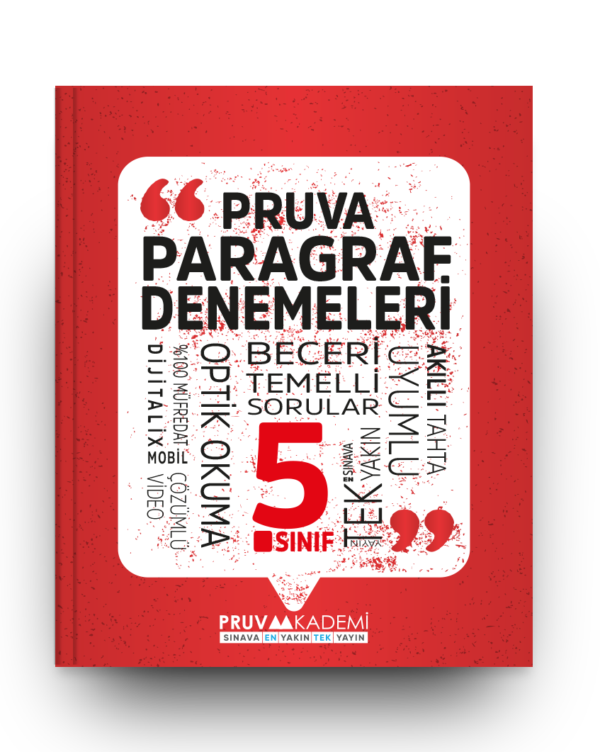 Pruva Yayınları 5.Sınıf Paragraf Denemeleri Video Çözümlü Akıllı Tahta Uyumlu
