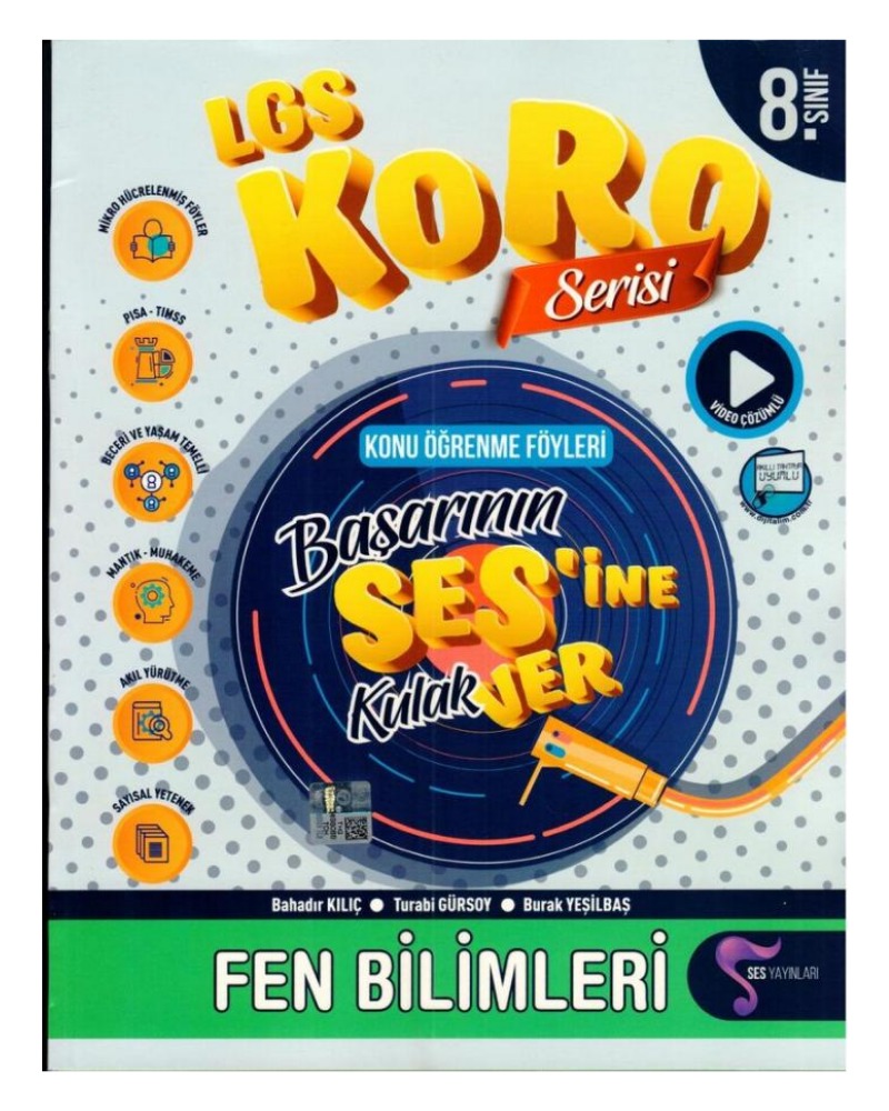 Ses Yayınları 8. Sınıf LGS Fen Bilimleri Koro Serisi Föyleri