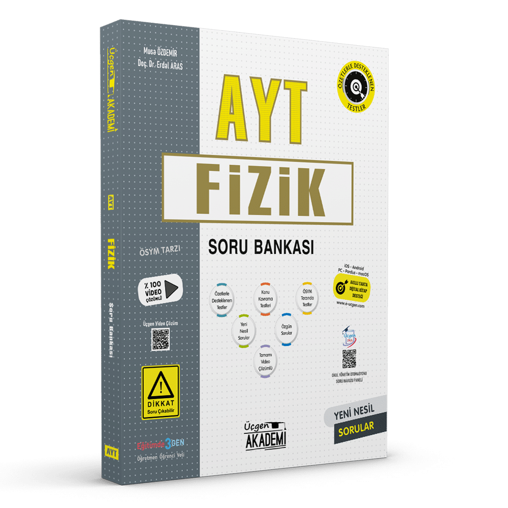 Üçgen Akademi Yayınları AYT Fizik Soru Bankası