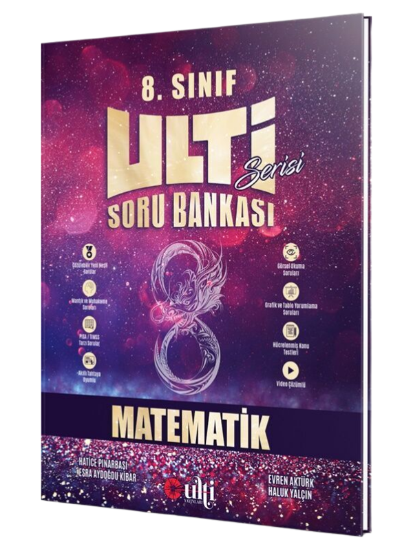 Ulti Yayınları 8. Sınıf LGS Matematik Soru Bankası Ulti Yayınları 8. Sınıf LGS Matematik Soru Bankası
